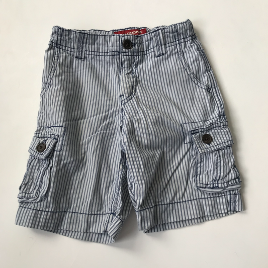 Shorts - Grey Stripes Cargo - Age 6