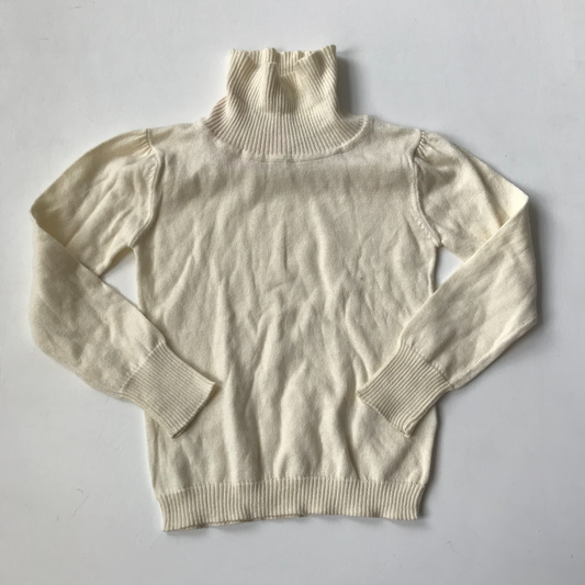 Jumper - Turtleneck White - Age 4