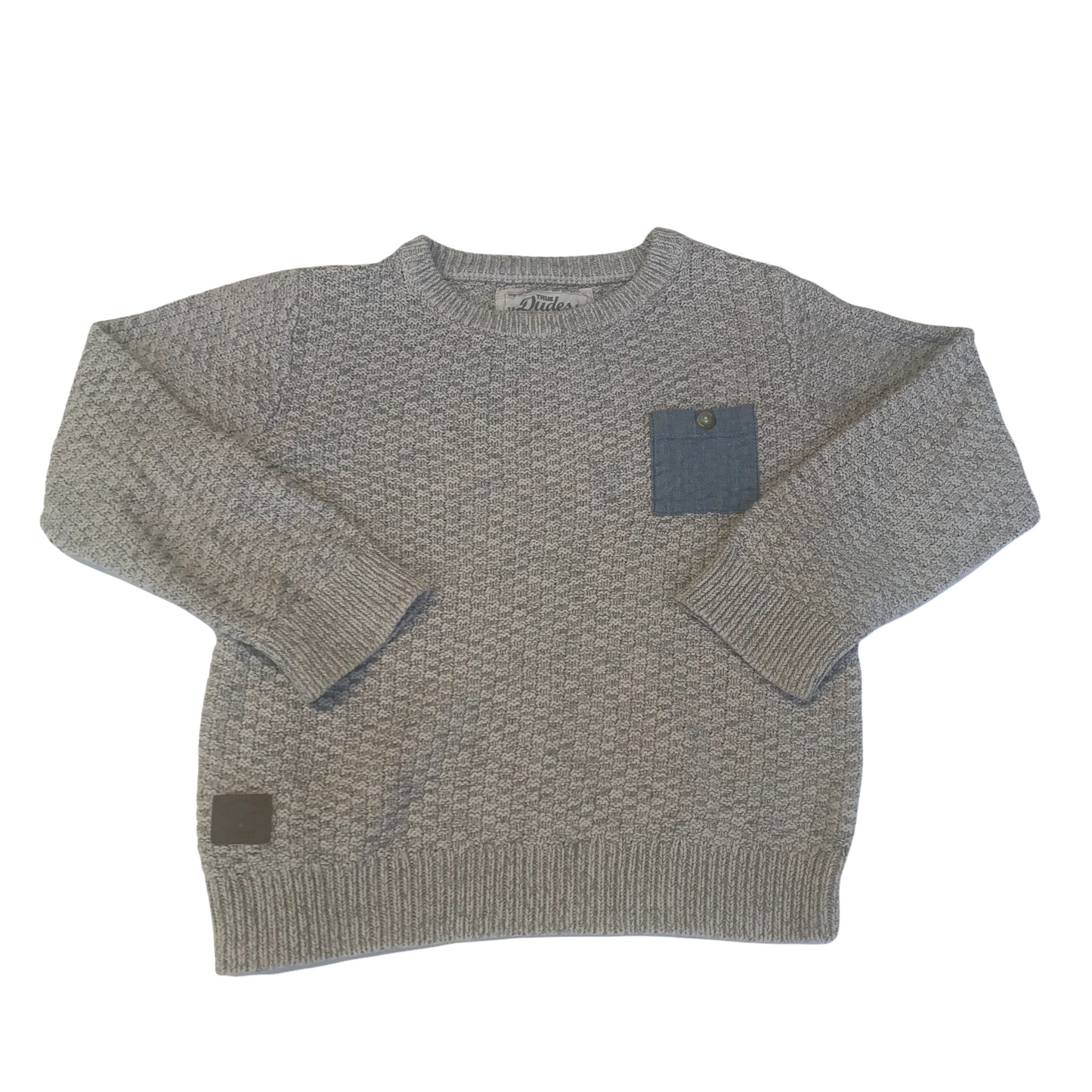 True Dudes Clothing Grey Jumper Age 6