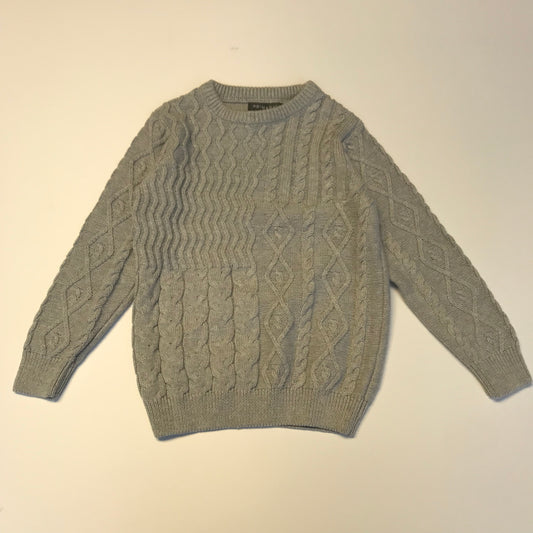 Primark Light Grey Knitted Jumper Age 6