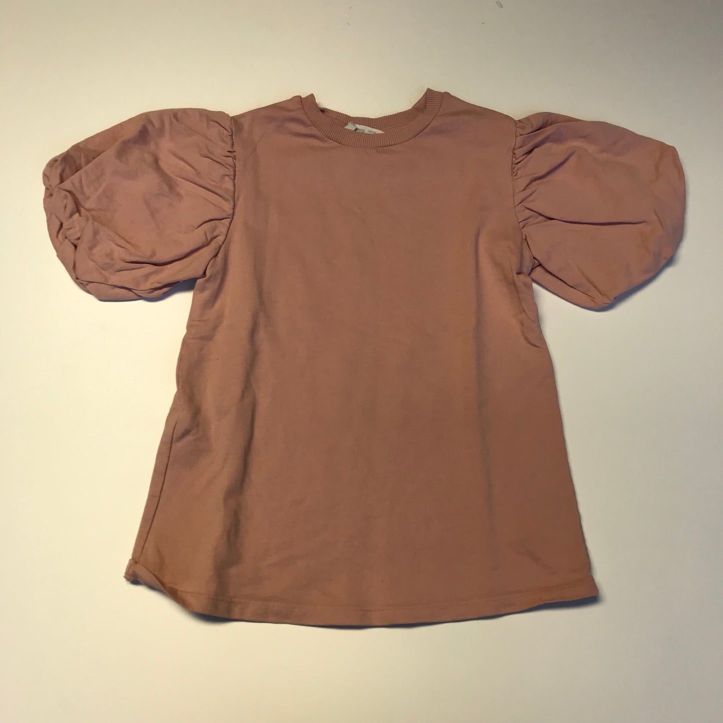 Mango Pink Puff Sleeve T-shirt Age 6