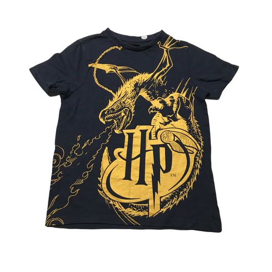 Tu Black Harry Potter T-shirt Age 6