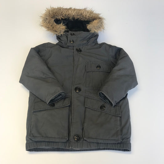 GAP Grey Parka Jacket Age 6