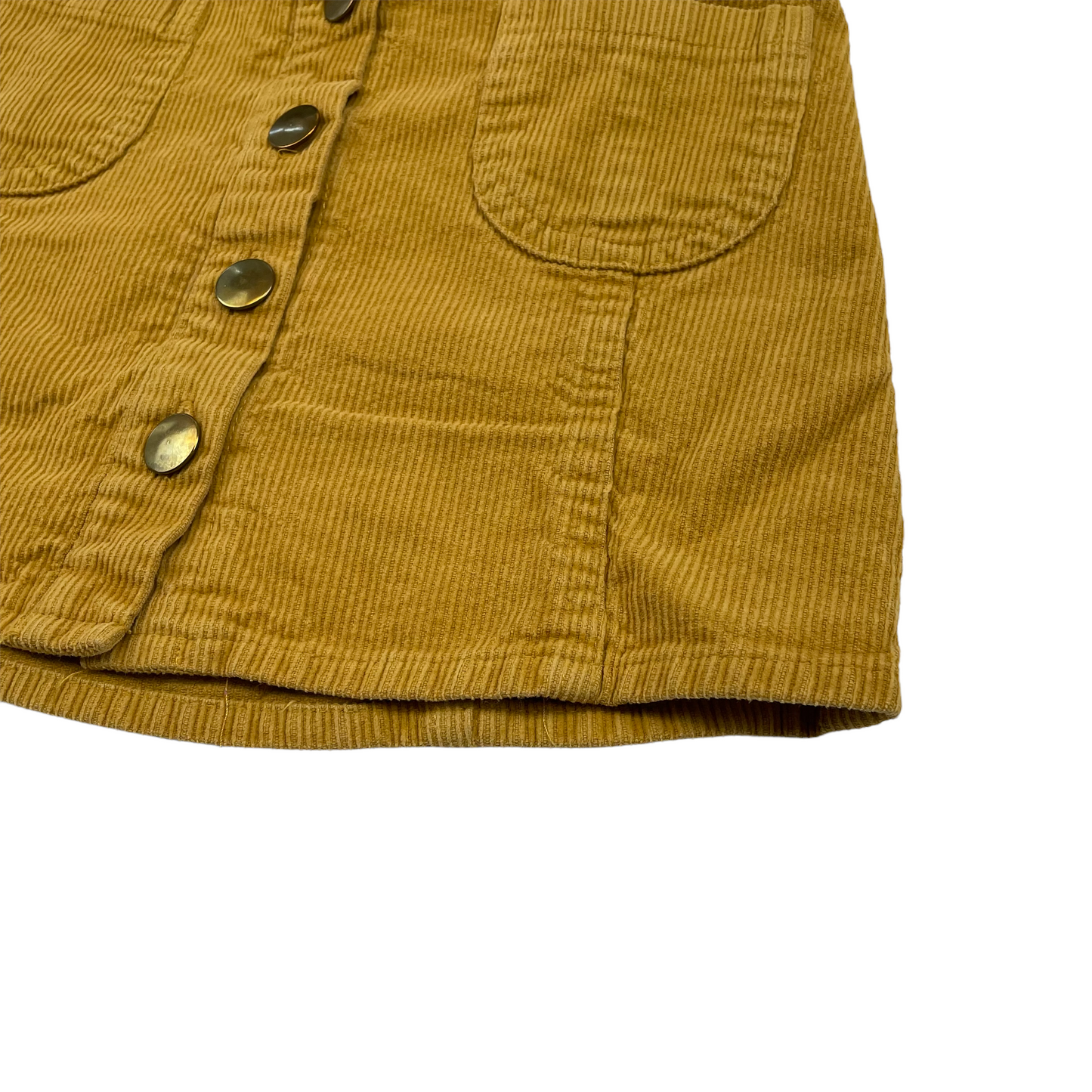 Nutmeg Yellow Corduroy Skirt Age 6