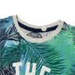 Matalan Blue and Green Leaves T-shirt Age 6