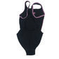 Speedo Black and Pink Swimsuit Age 6