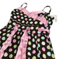 All Dressed Up Brown and Colourful Polka Dot Dress Age 6