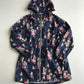 Primark Navy Blue Floral Light Parka Jacket Age 6