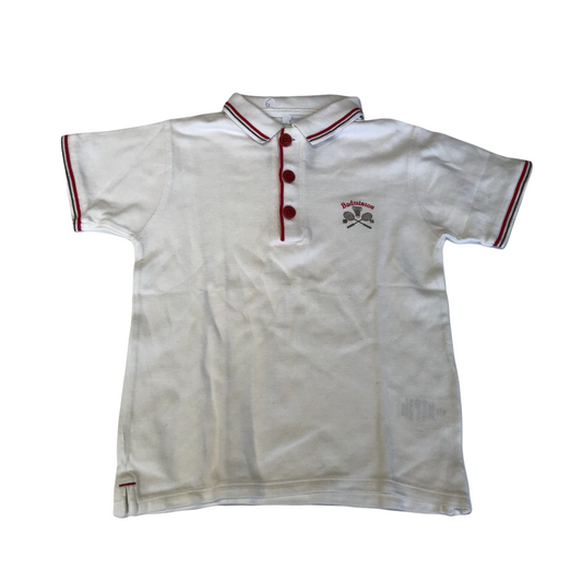 Jacadi Paris White Polo Shirt Age 6