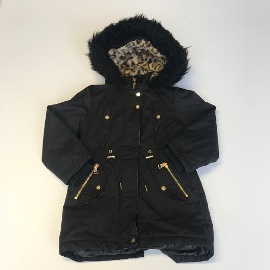 NEXT Black Parka Jacket Age 6