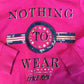 George Pink Nothing To Wear Print Hoodie Age 6