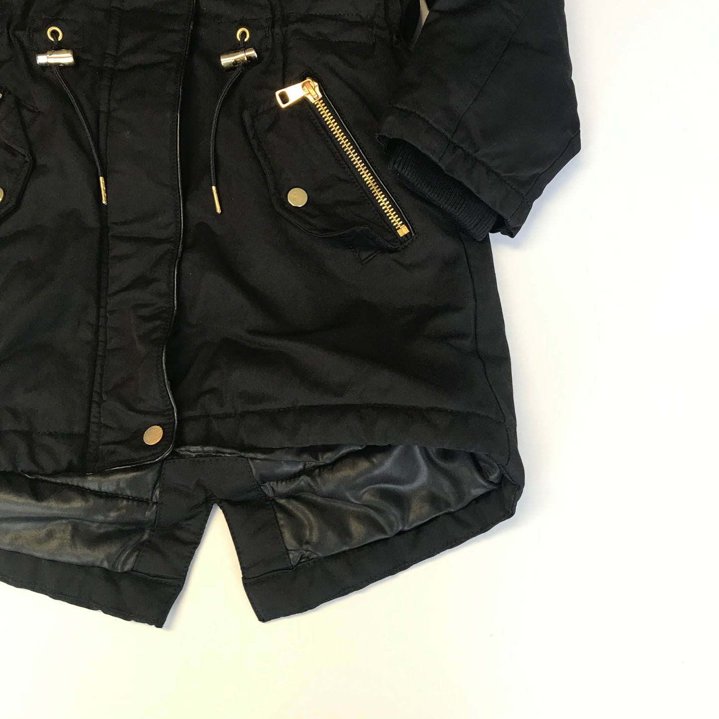 NEXT Black Parka Jacket Age 6