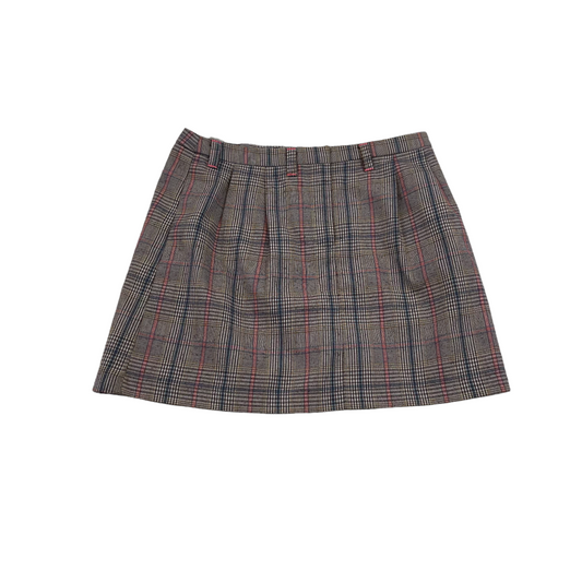 Next Grey and Beige Checked Skirt Age 6