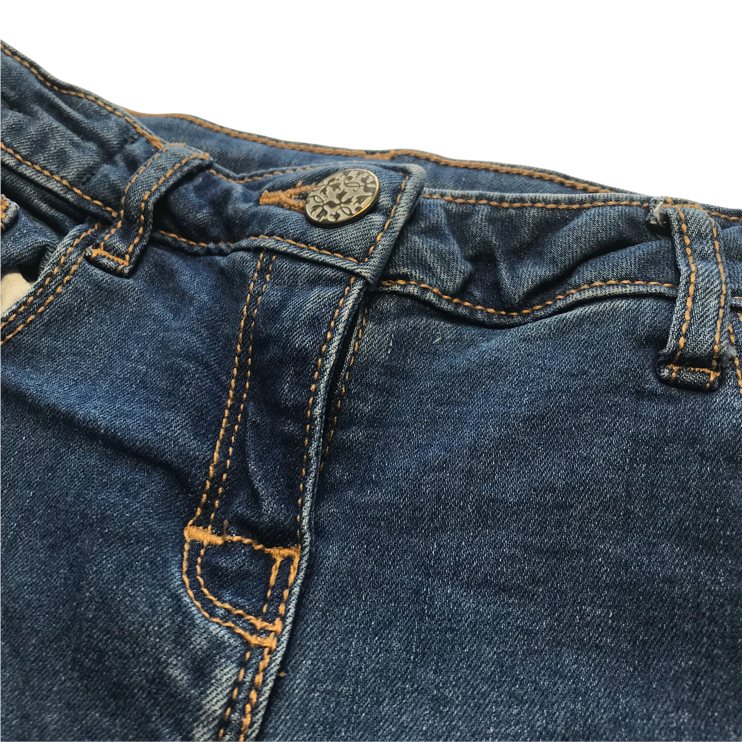 Nutmeg Blue Bermuda Denim Shorts Age 6