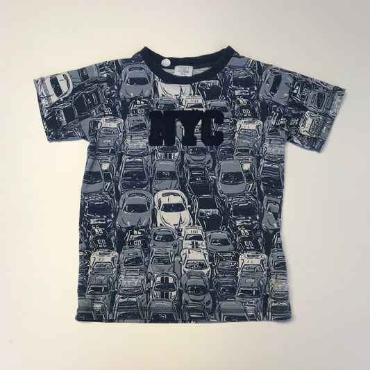 Hust and Claire Blue NYC Traffic T-shirt Age 6