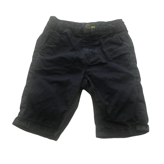 Bluezoo Navy Blue Chino Style Shorts Age 6