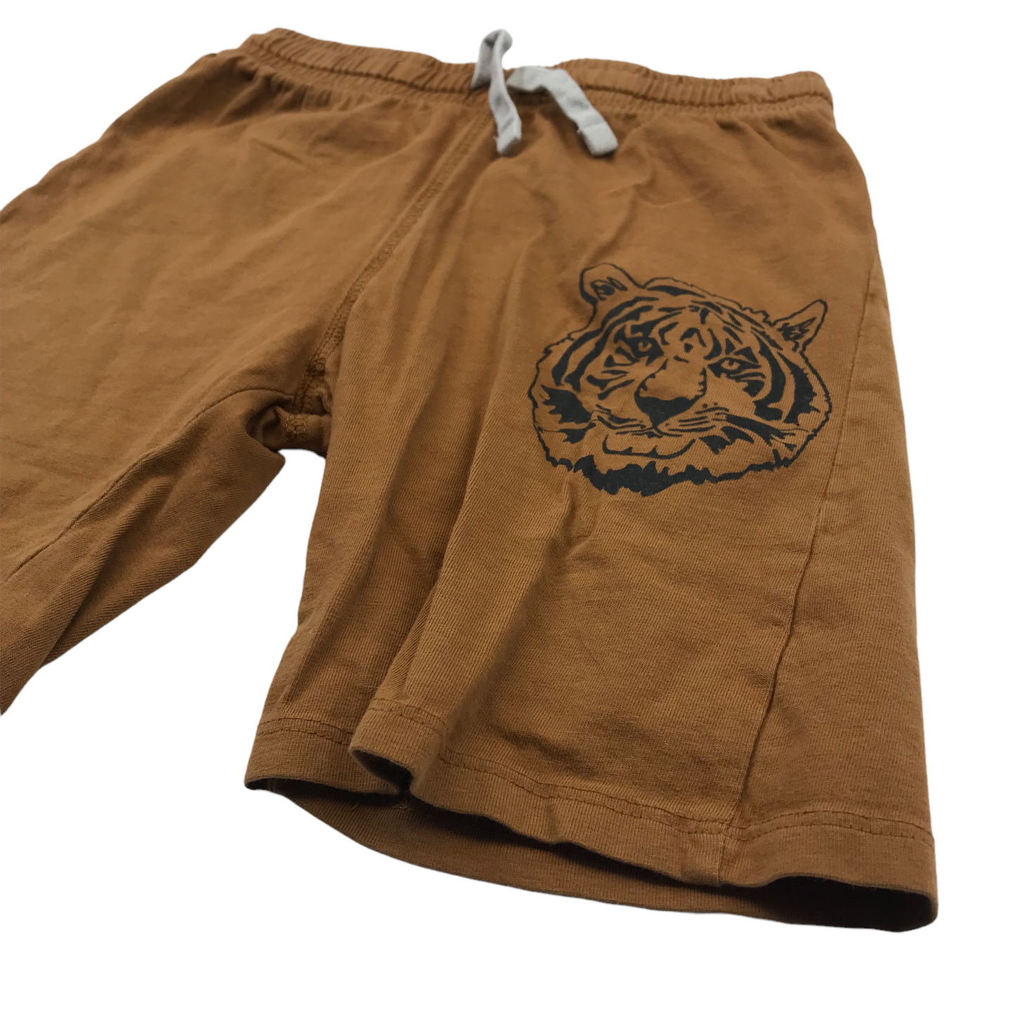 H&M Brown Tiger Print Shorts Age 6