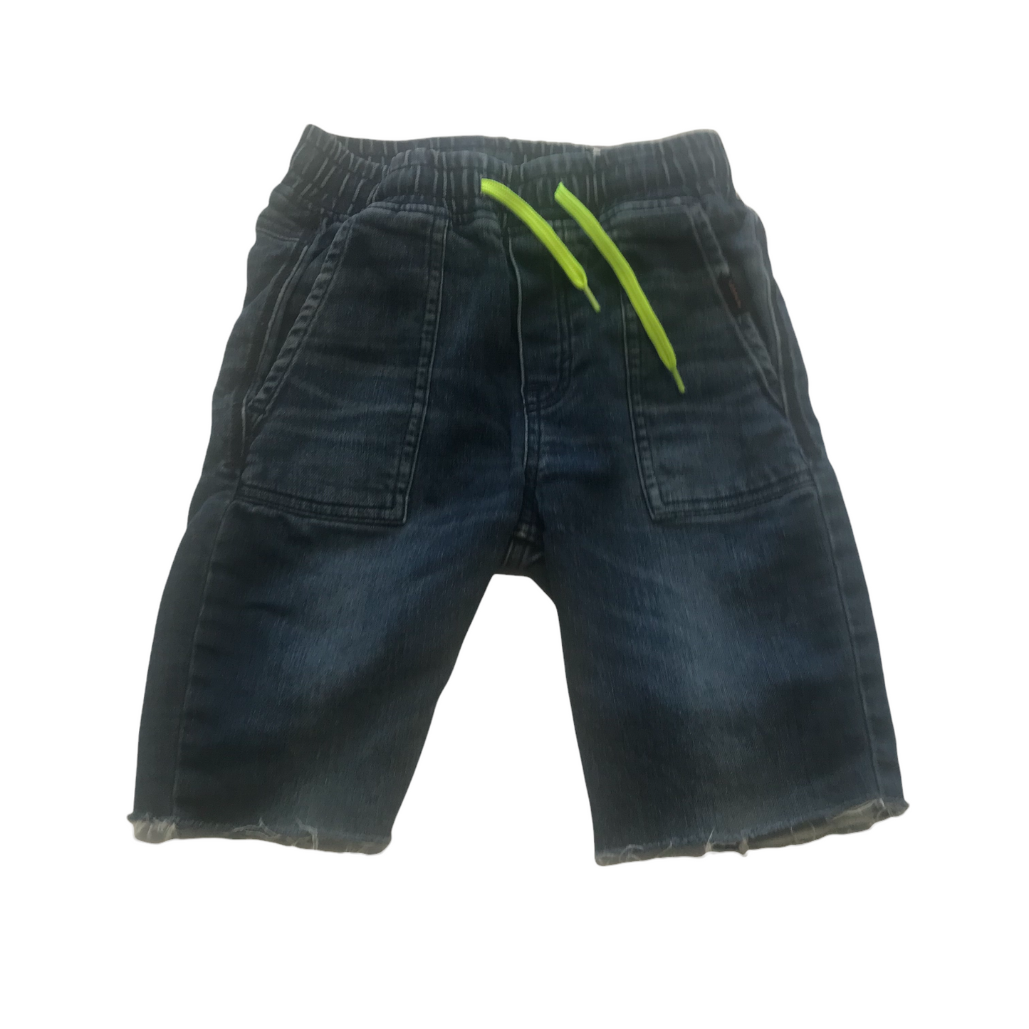 H&M Blue Stretchy Denim Style Shorts Age 6