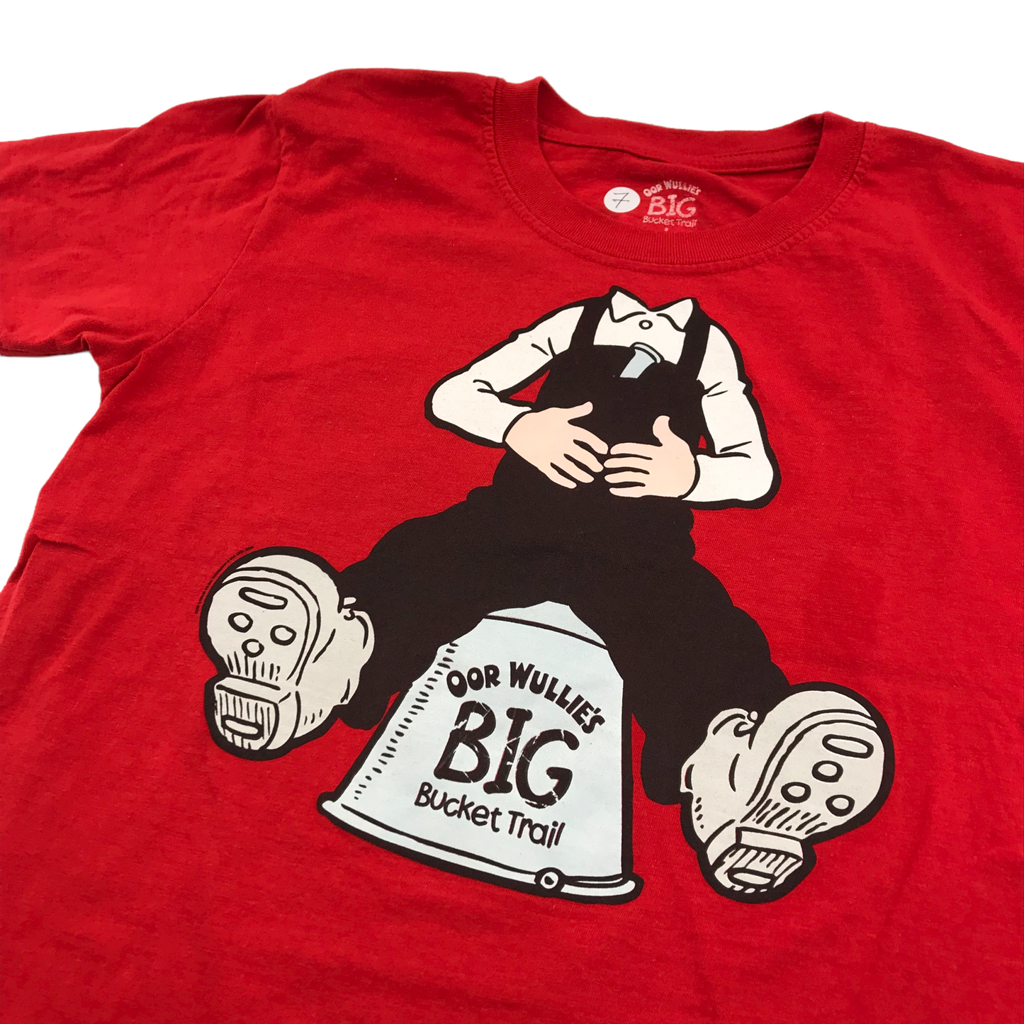 Oor Wullie Red Graphic T-shirt Age 7