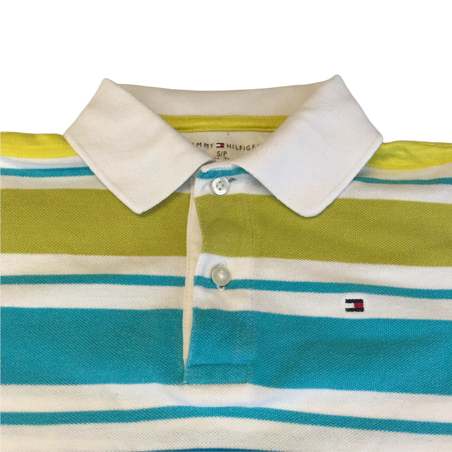 Tommy Hilfiger Stripy Polo Shirt Age 4