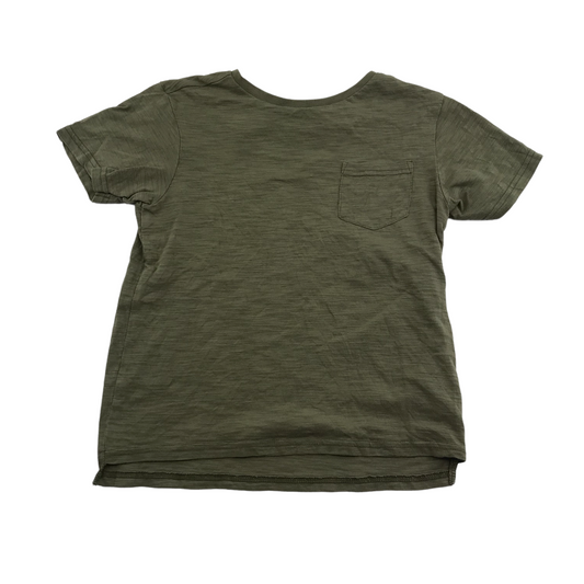 George Khaki Green Plain T-shirt Age 6