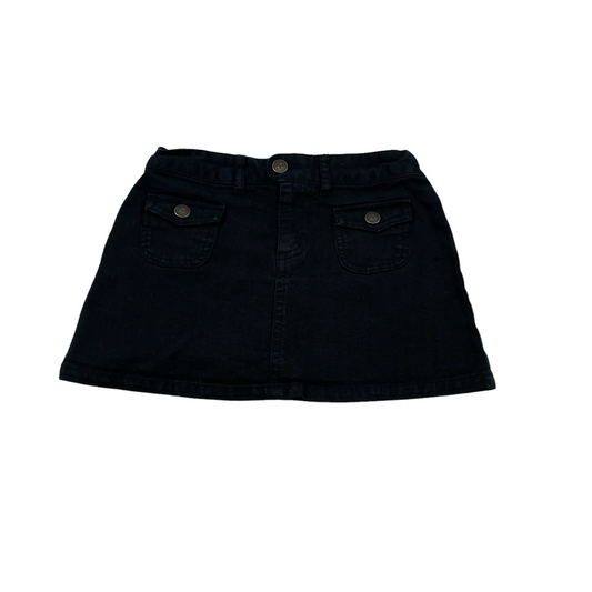 Bonpoint Navy Blue Denim-style Skirt Age 6