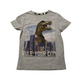 H&M Grey T-Rex Rule Your City T-shirt Age 6