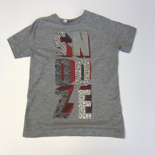 Grey Snooze T-shirt Age 6