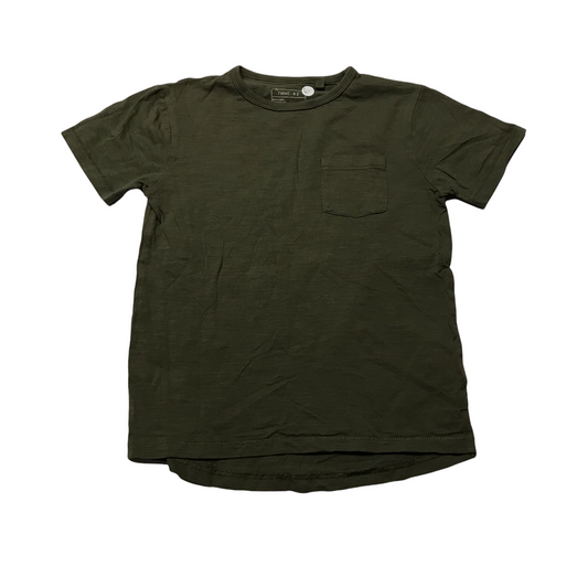 Next Khaki Green Plain T-shirt Age 6