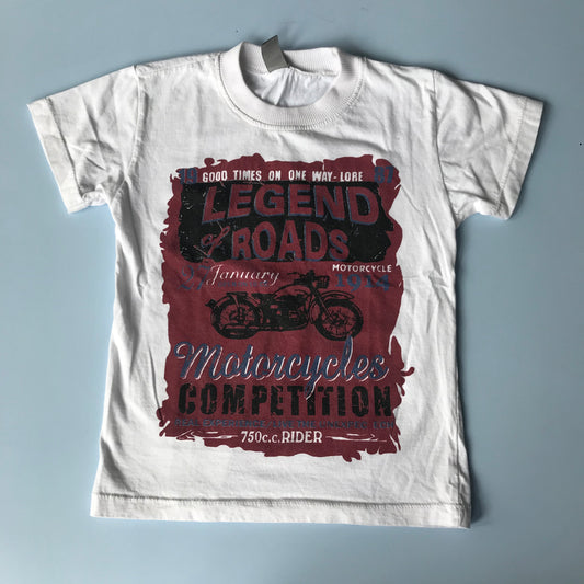 T-shirt - 'Legend of Roads' - Age 7