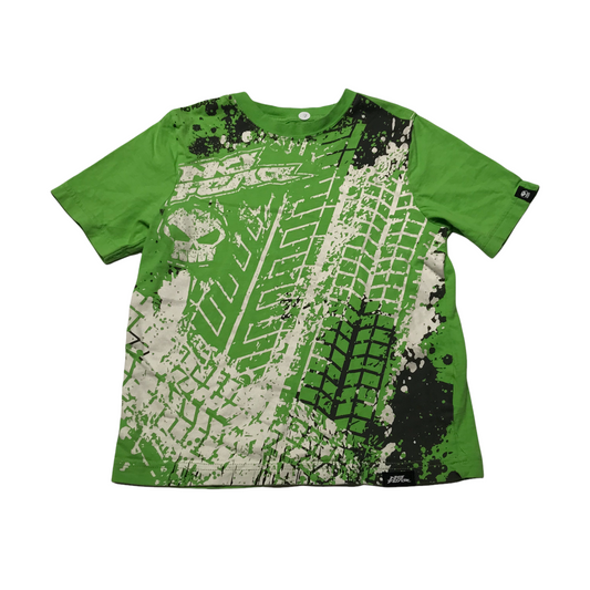 No Fear Green Tread Pattern T-shirt Age 7