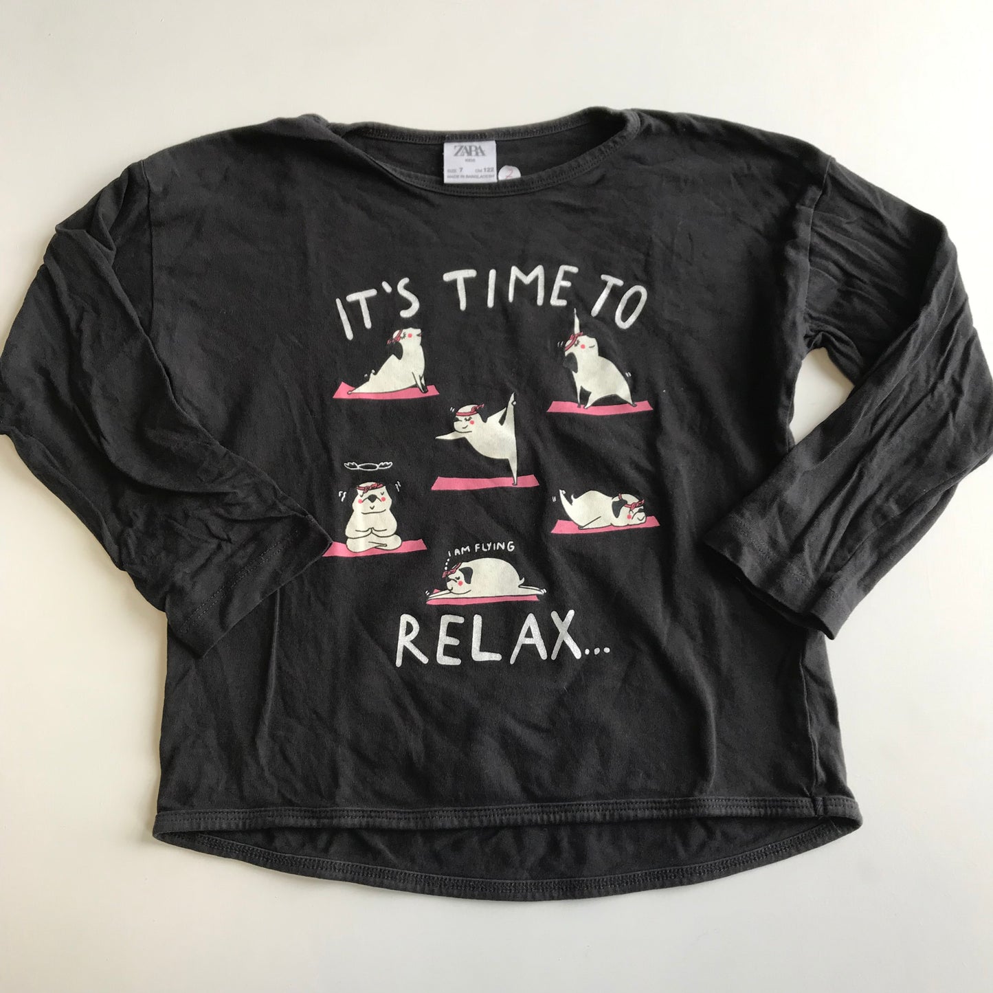 T-shirt - It's Time to Relax - Age 7