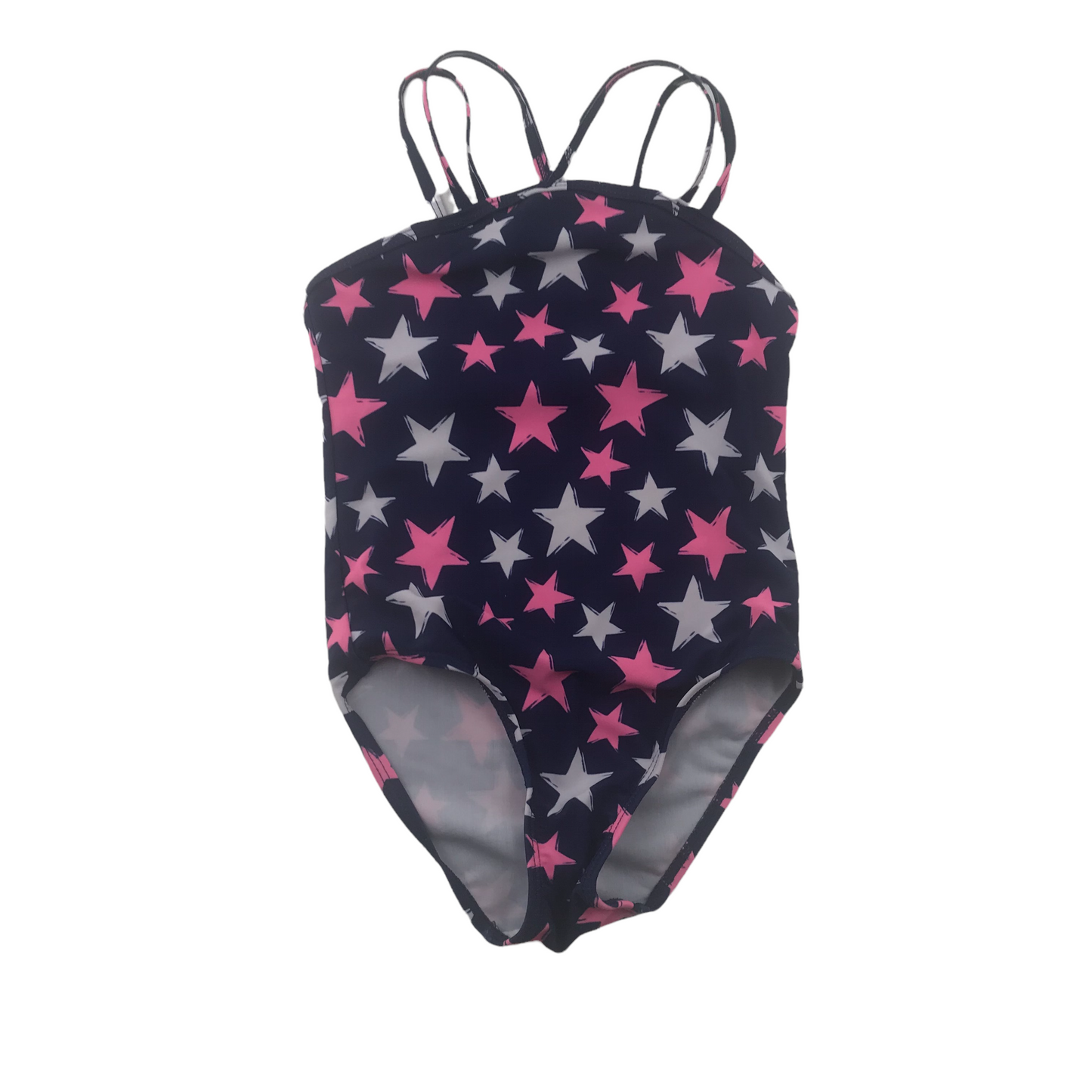 Tu Navy Starred Swimsuit Age 7