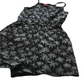 F&F Dark Grey and Silvery Palm Trees Playsuit Age 7
