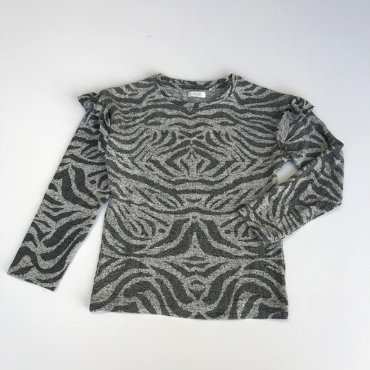 Next Grey Animal Print Jumper Age 7