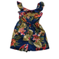 Primark Blue and Floral Playsuit Age 7