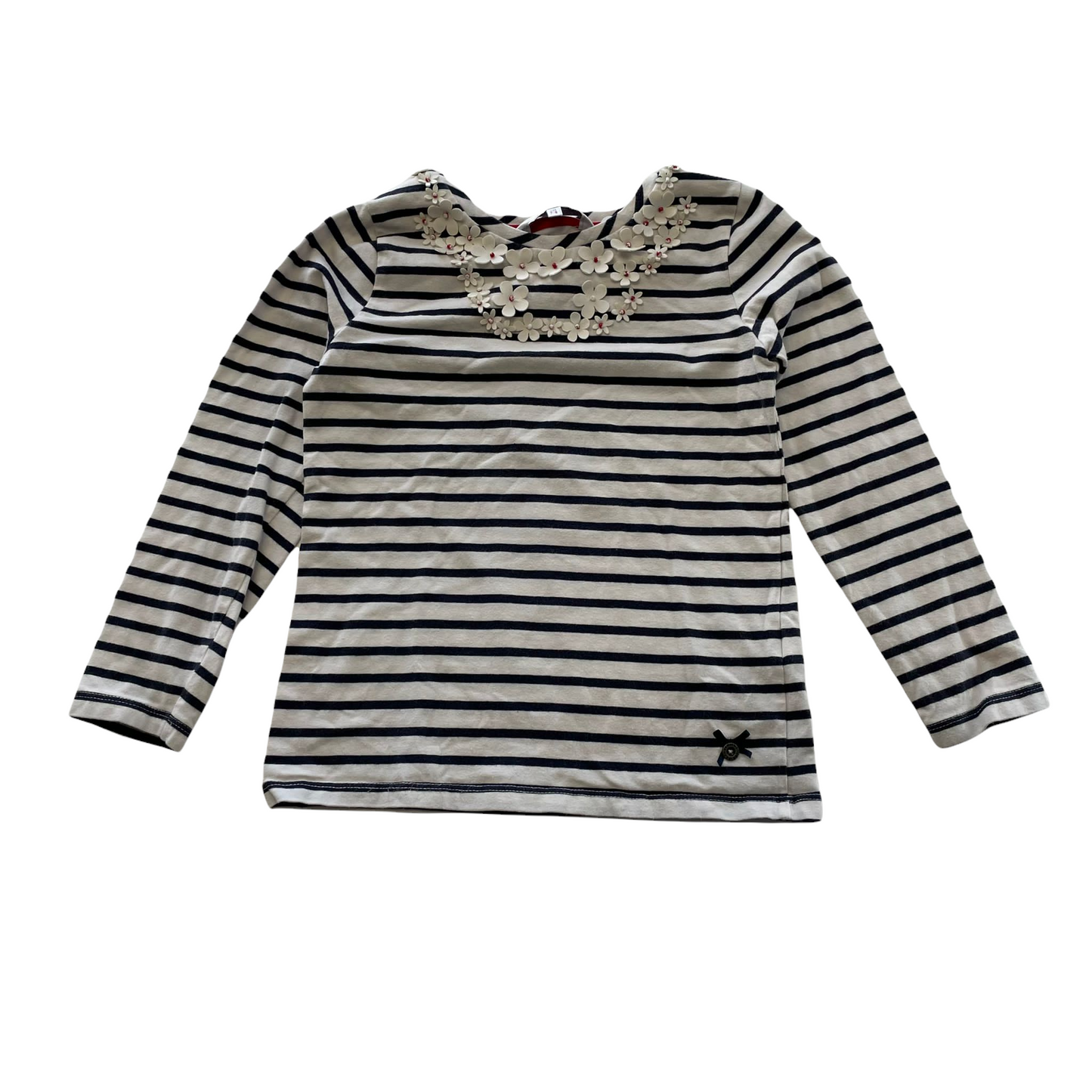 Jasper Conran Stripy Floral T-shirt Age 7