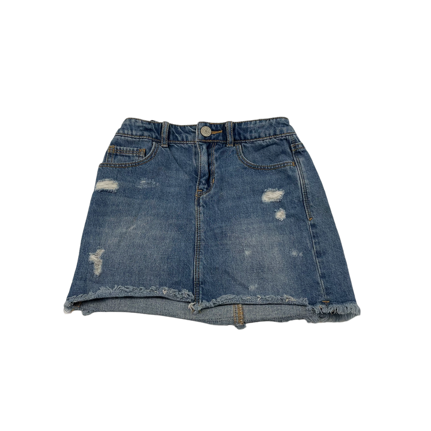 Gap Ripped Detail Denim Skirt Age 7