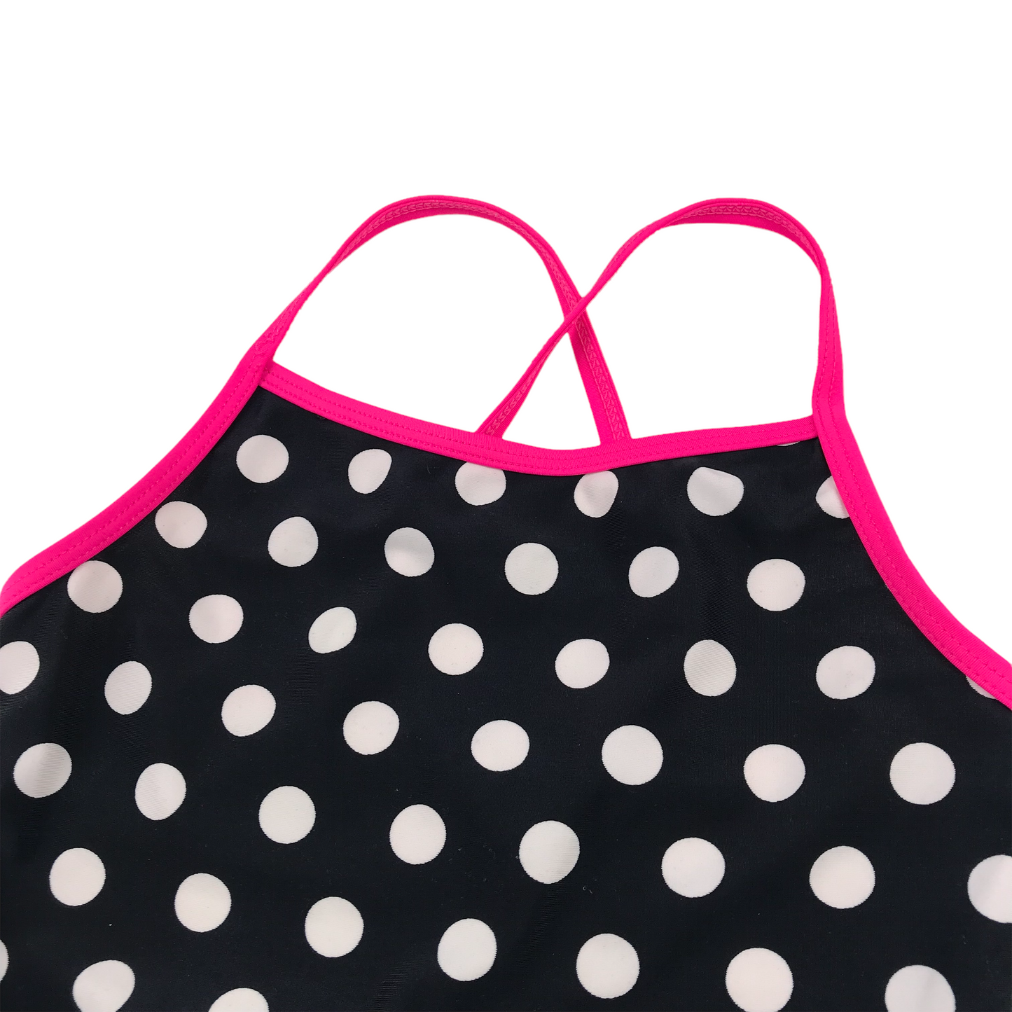 Op Navy Blue Polka Dot Swimsuit Age 7