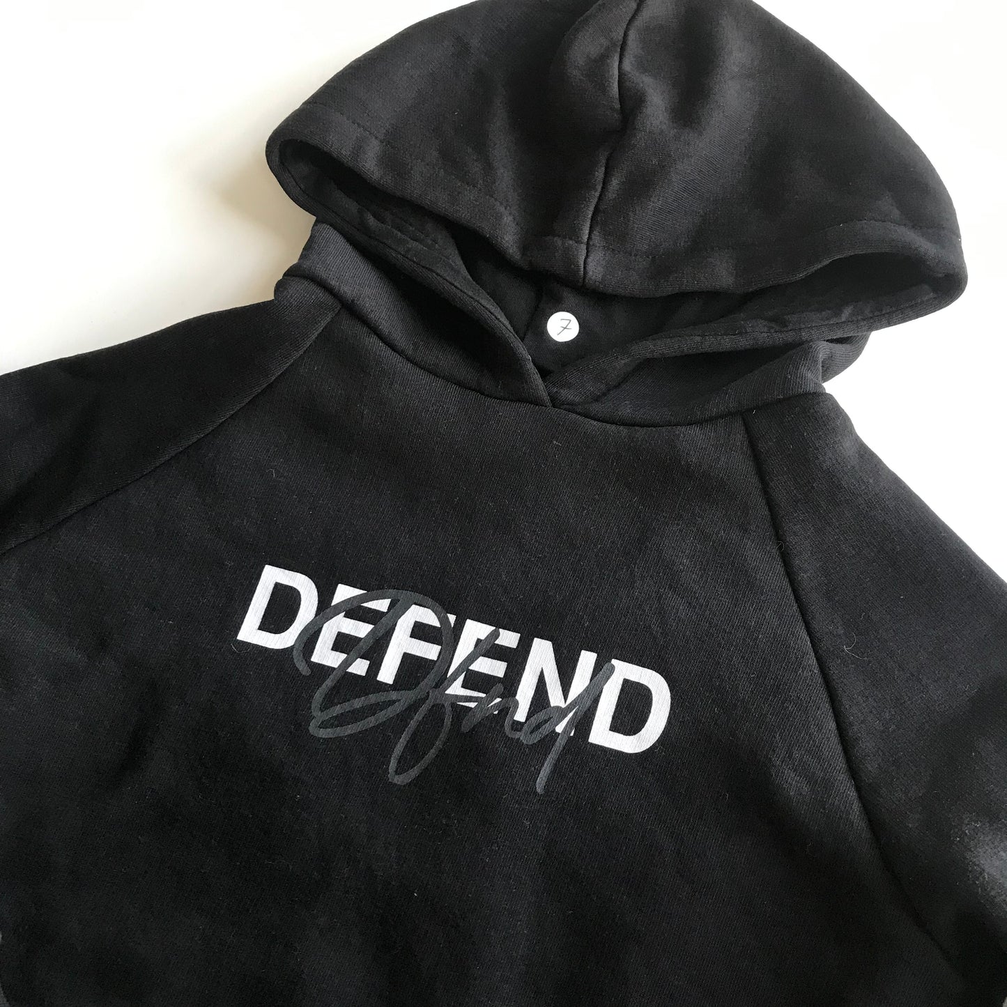 Defend Cropped Hoodie Age 7