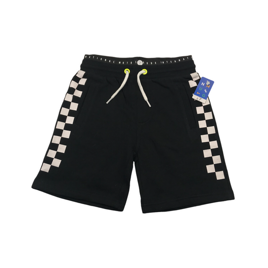 Nutmeg Black Moto League jersey Shorts Age 7