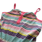 George Pink and Stripy Playsuit Age 7