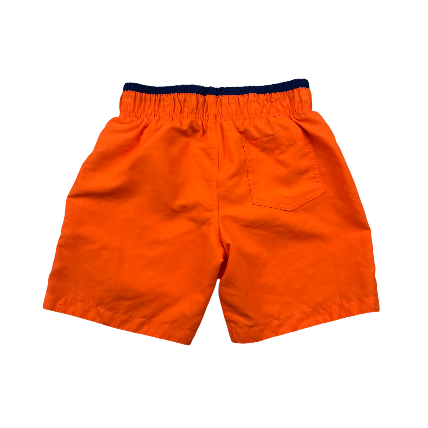 Primark Bright Orange Swim Trunks Age 7