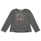 Primark Stripy Style Icon T-shirt Age 7