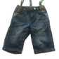 Primark Denim Shorts with Braces Age 7