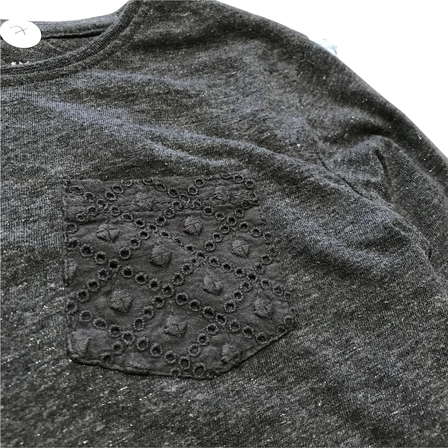 Primark Grey Pocket Detail T-shirt Age 7