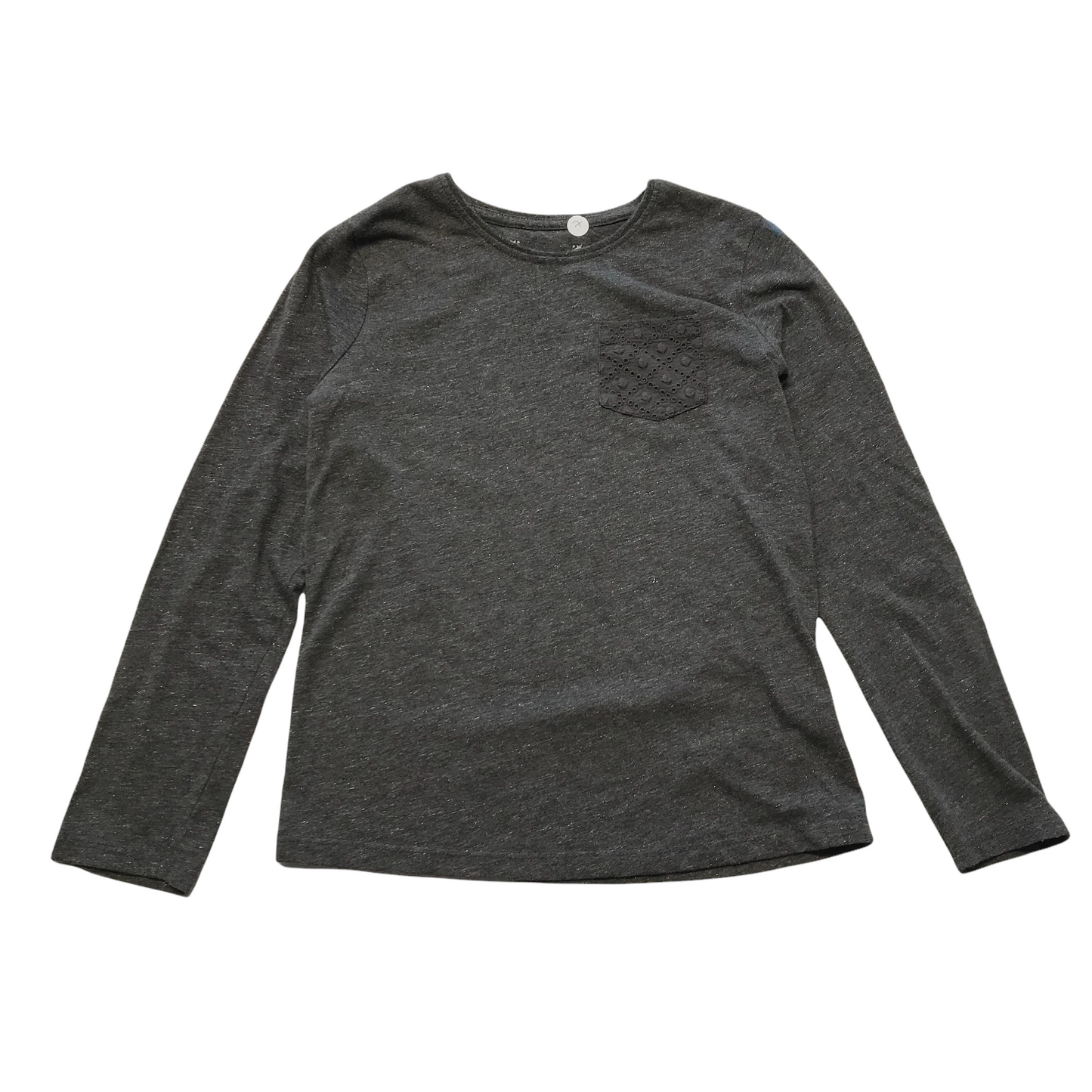 Primark Grey Pocket Detail T-shirt Age 7