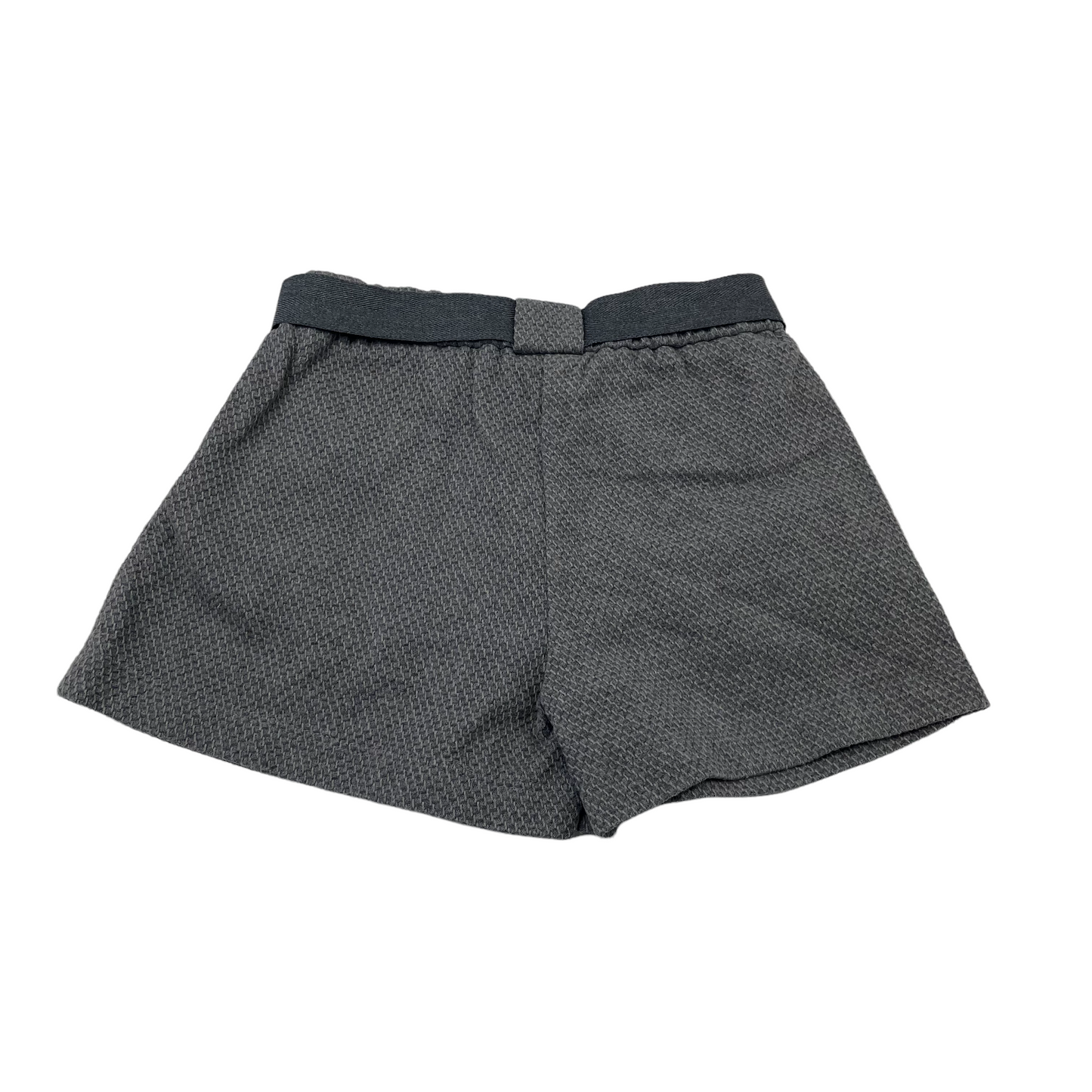 Zara Kids Grey Shorts with Fabric Belt Age 7