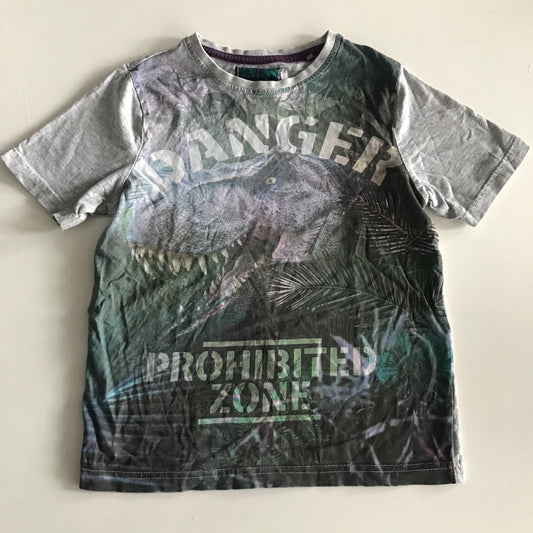 T-shirt - 'Danger Prohibited Zone' - Age 7