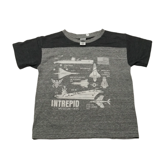 New Agenda Grey Aircrafts T-shirt Age 7